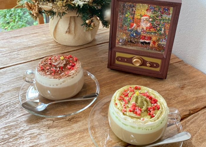 Cafe38（カフェ38）冬のホットメニュー　期間限定クリスマスラテ