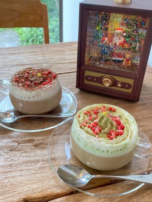 Cafe38（カフェ38）冬のホットメニュー　期間限定クリスマスラテ