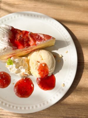 Cafe38（カフェ38）冬のホットメニュー　いちごのショートケーキ